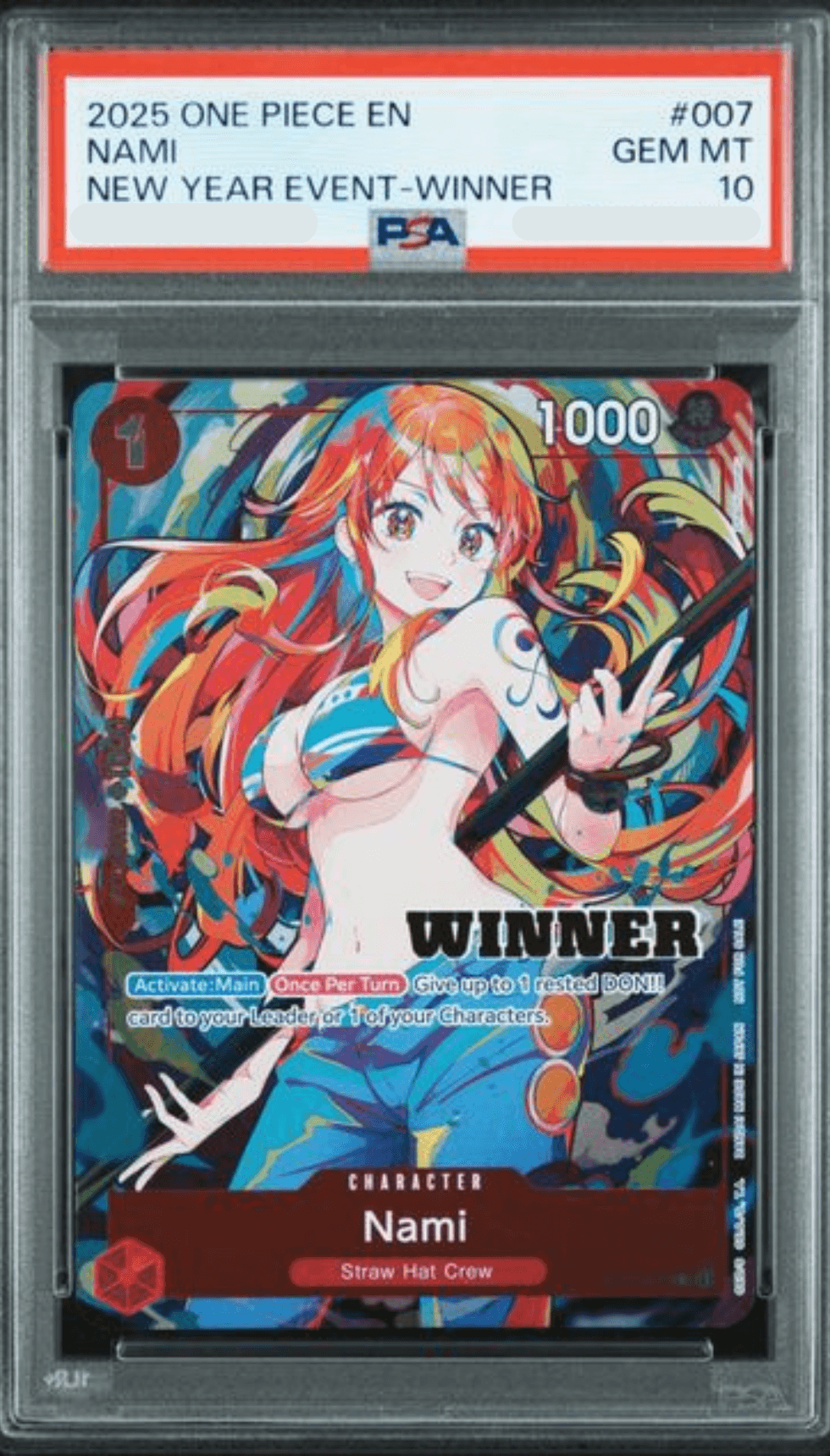 One Piece Card - Nami Character