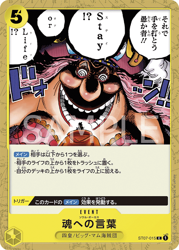 ST07-015 靈魂質問