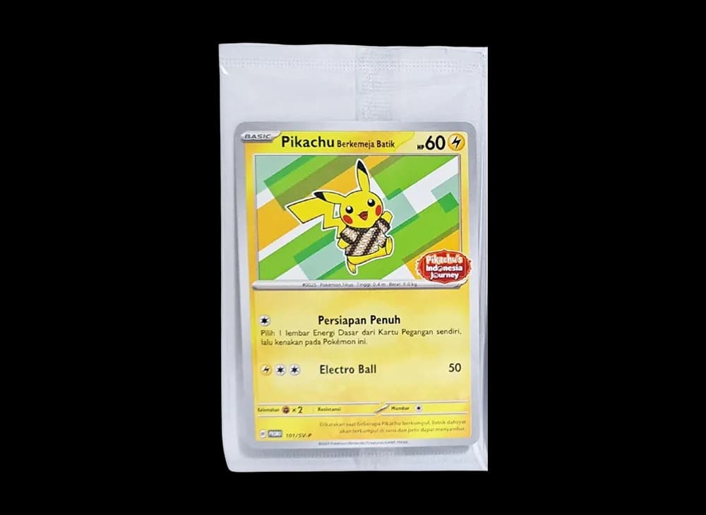 Pikachu Berkemeja Batik (Pikachu Pattern) SV-P SV-P-101